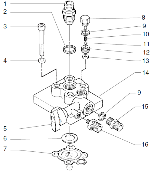 ED655 Paint Pump Assembly